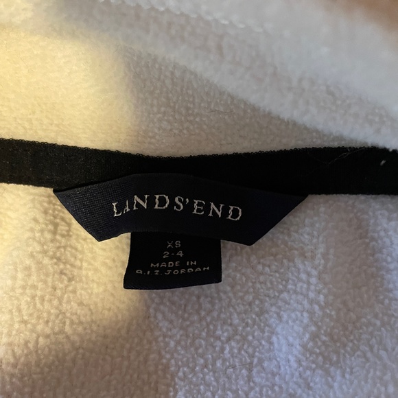 Lands End Fleese half zipper Pullover - Picture 2 of 4